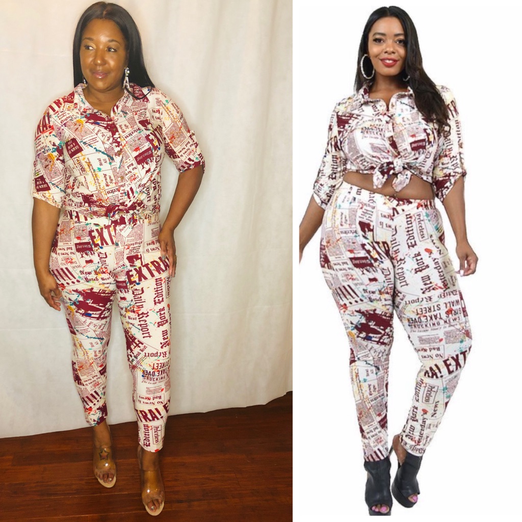 2pc Set. Plus Size